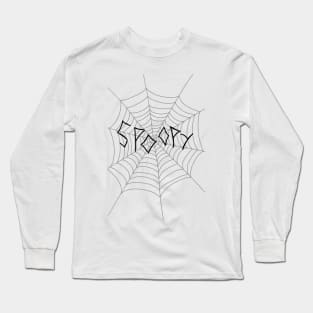 Spoopy Spiderweb Long Sleeve T-Shirt